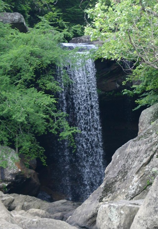 Waterfalls near Cumberland Falls - Sheltowee Trace Adventure Resort
